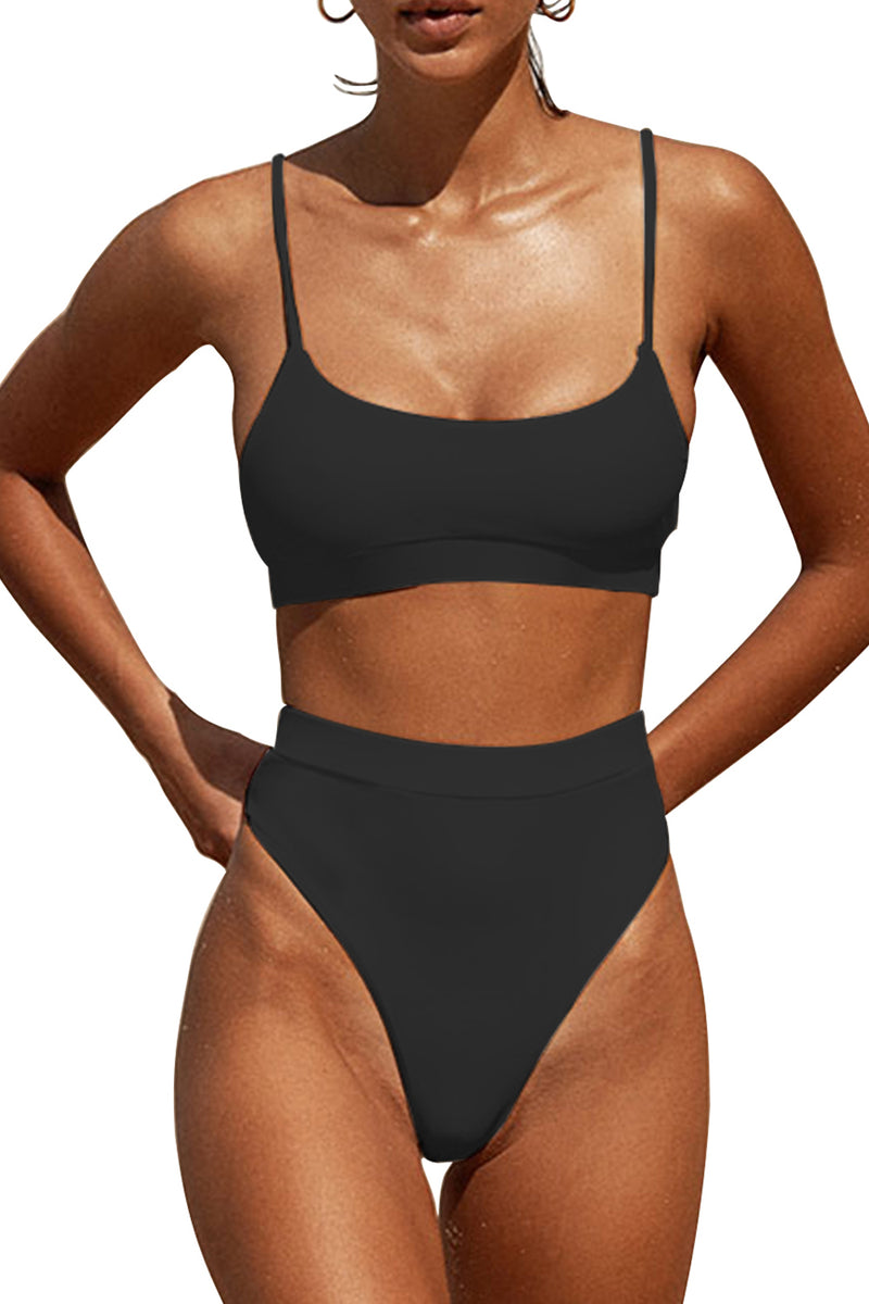 Women Sporty High Waisted Swimsuits