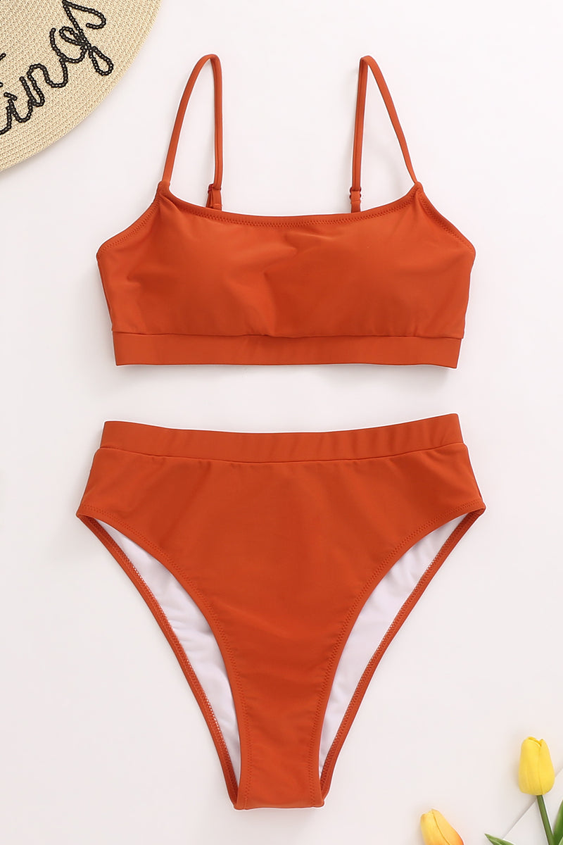 Women Sporty High Waisted Swimsuits