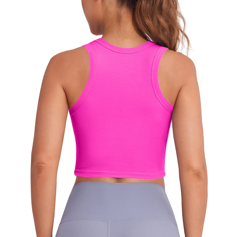 Women Full Coverage Workout Tank Tops