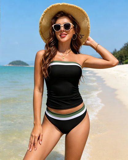 Tankini Swimsuits Strapless Bathing Suits