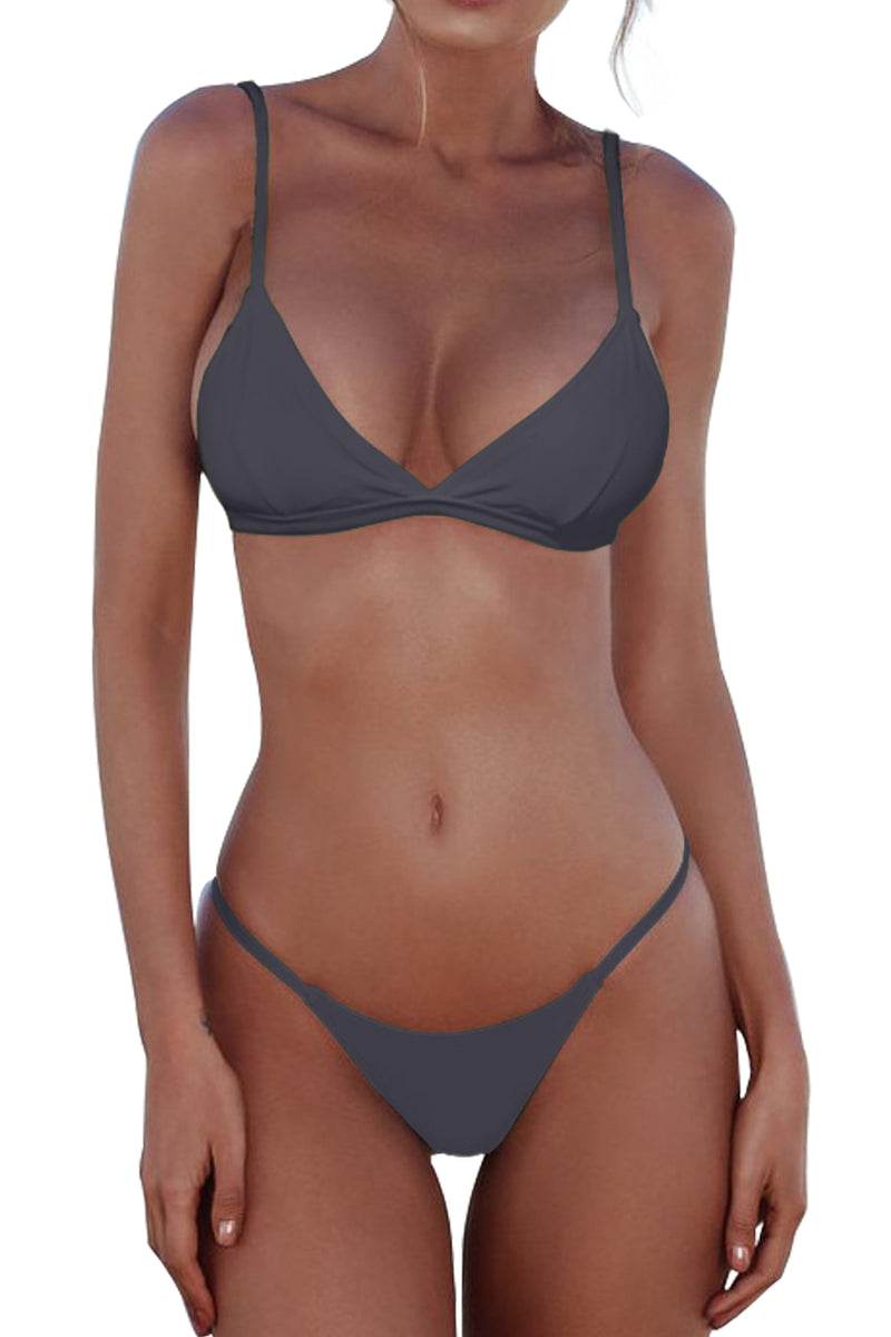 Women Claasic Easy Wear Trangle Bikini Set
