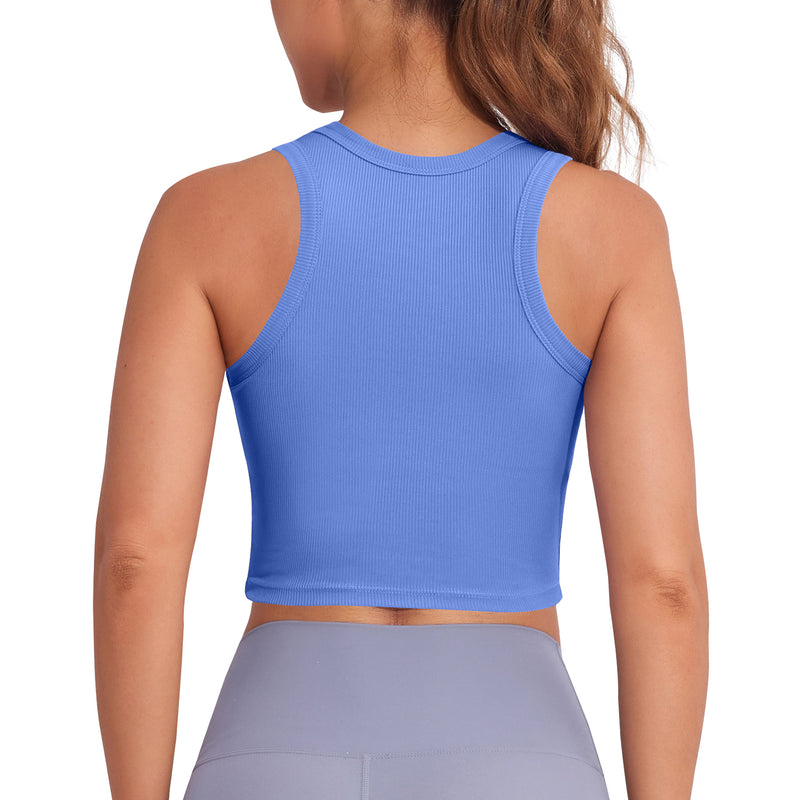 Women Full Coverage Workout Tank Tops