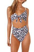 jolefille tie knot bathing suit#Color_Leopard