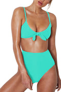 jolefille beachwear two piece bikini#Color_Lake Green