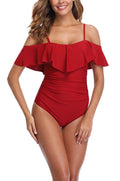 Jolefille One Piece Swimsuit#Color_red