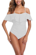 Jolefille One Piece Swimsuit#Color_white